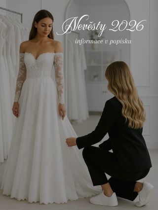 Milé nevěsty 2026 🤍 Začínají se mi množit vaše zprávy, zda už lze objednávat termín zkoušky svatebních šatů pro sezonu...